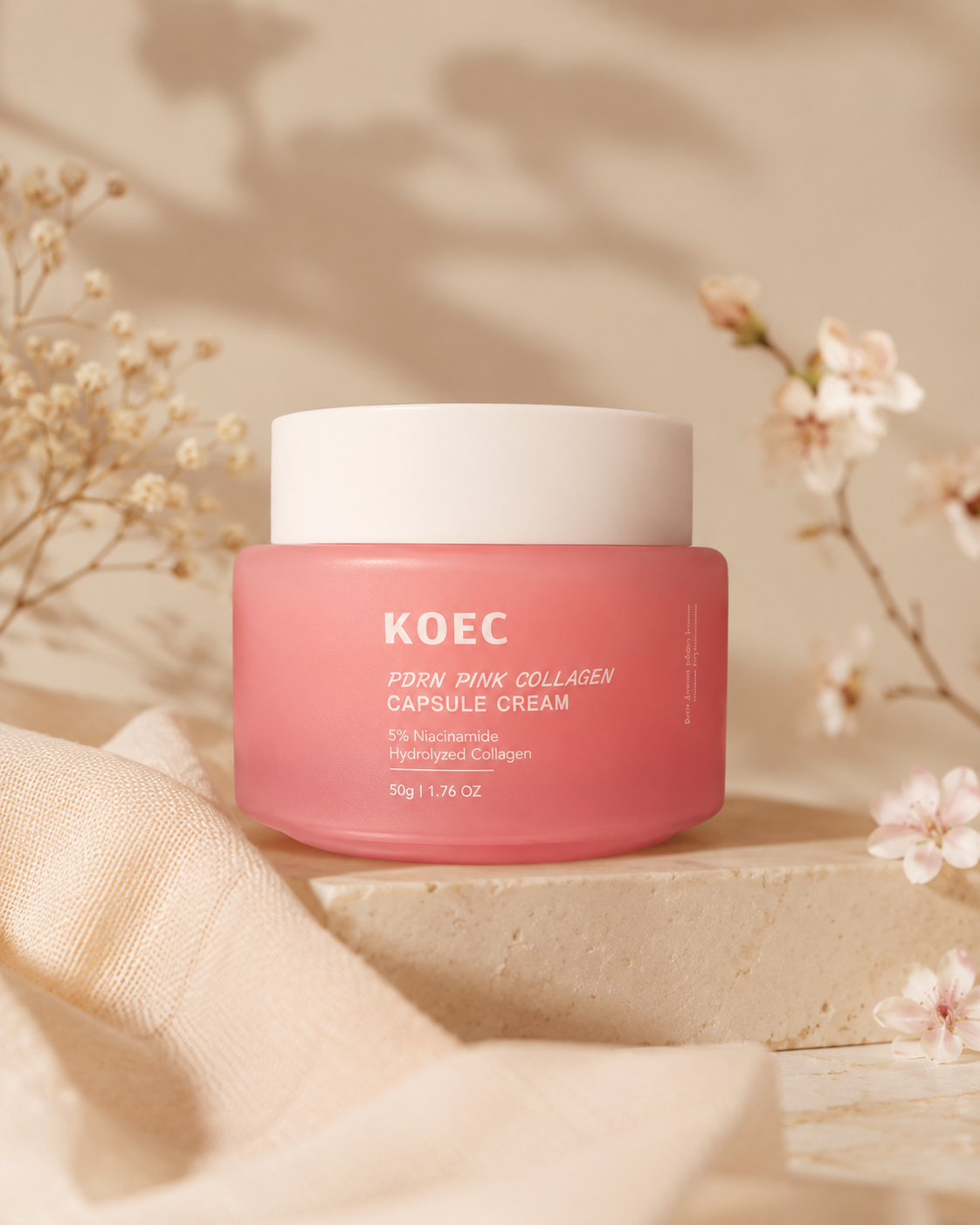 Crème capsule hydratante au collagène - Hydratation intense
